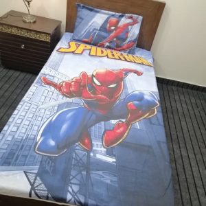 spider man kids bed sheet