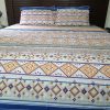 Luxurious Vibrant flat bed sheets set