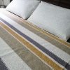 striped luxurious bed sheet
