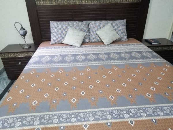 new collection brown cotton sheet