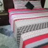 luxurious red flat beed sheets f