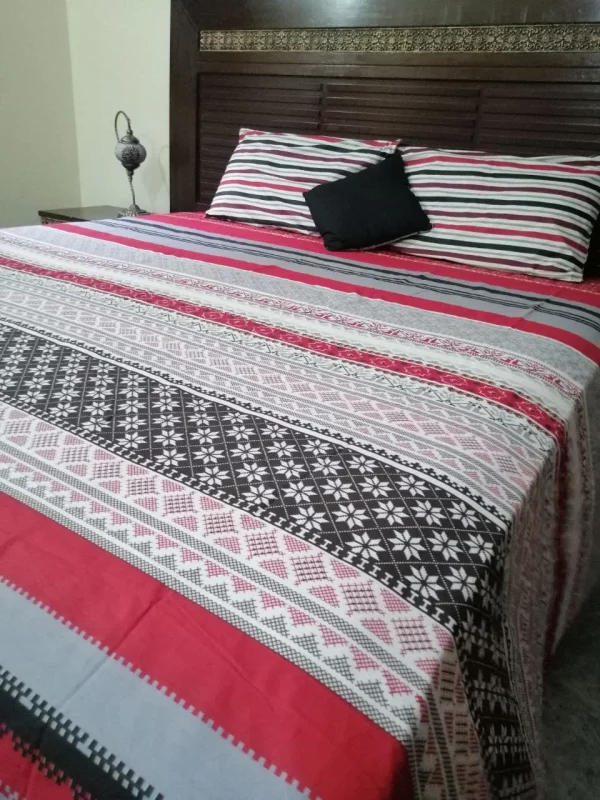 luxurious red flat bed sheets